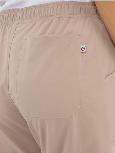Alan Beige Polyester Sorona Agile Hose Giblor's