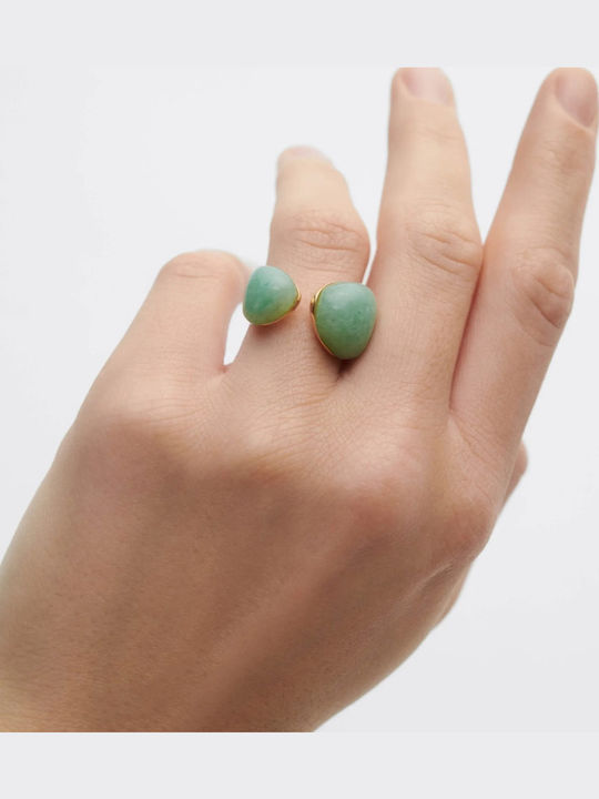 P D Paola Damen Silber Vergoldetes Ring