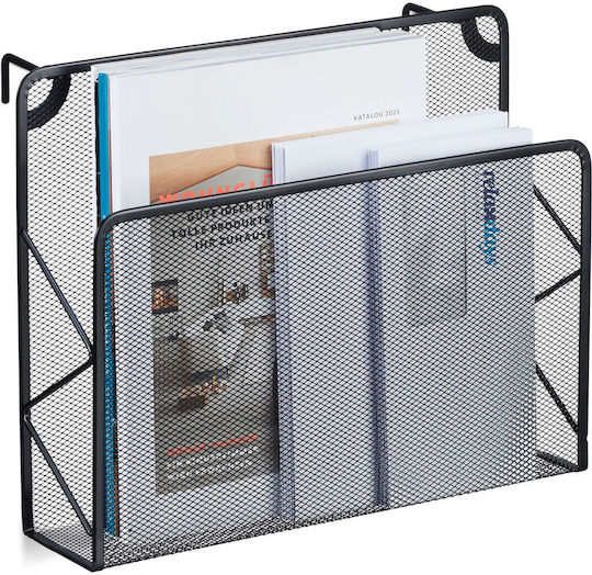 Black Metal Document Holder 28 x 35.5 x 10 Cm