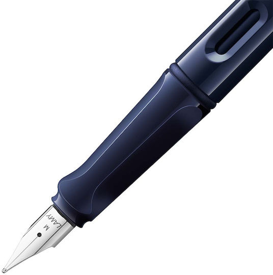 Lamy Safari Pană de Scris Medium Neagră din Plastic cu Cerneală Neagră
