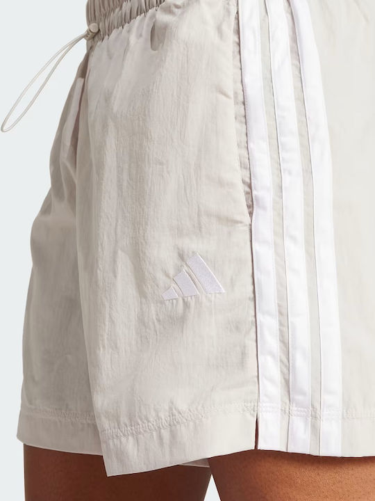 Essentials 3-stripes Femei Pantaloni scurți Pantaloni scurți Gri