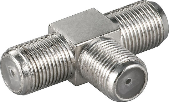 ATC F-Connector Female to F-Connector 2x Female Silver 1 Piece