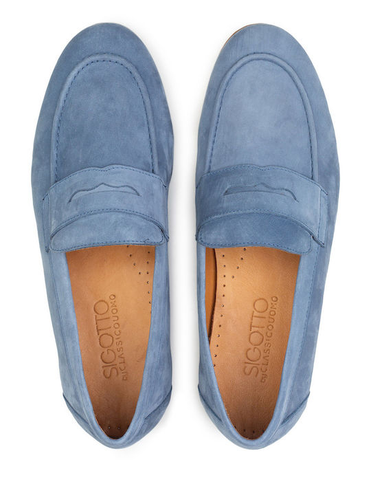 Men's Moccasins Blue