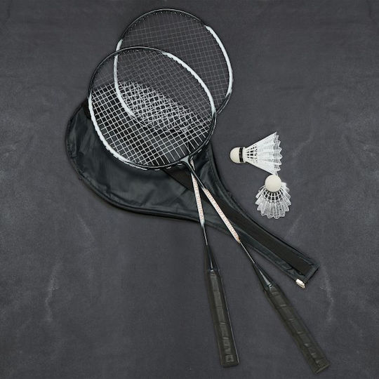 Relaxdays Σετ Badminton 2 Ρακέτες και 10 Shuttlecocks