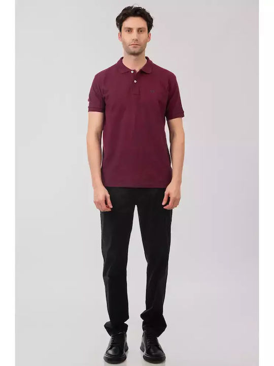 Polo T-shirt Dark Raspberry