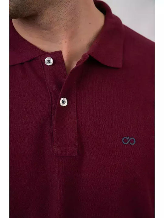 Polo T-shirt Dark Raspberry
