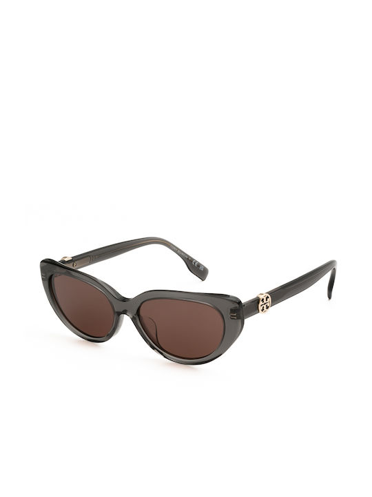 Tory Burch Damen Sonnenbrille mit Gray Kunststoff Gestell und Braun Linse TY7220D-201973