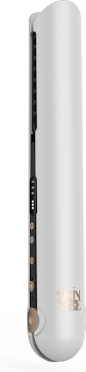 Skinvibe Luna Мини Безжична Преса За Коса С Пара С Йонна Технология С Керамични Плочи