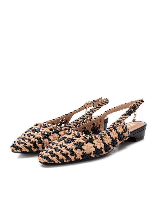Damen Ballerinas in Beige Farbe