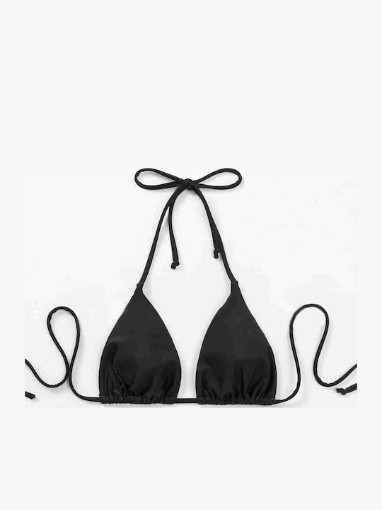 Triangle Bikini Top Black