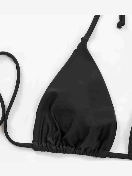 Triangle Bikini Top Black