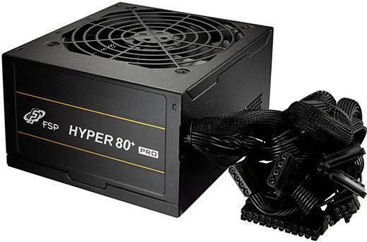 FSP/Fortron FSPHYPER PRO Bulk 550W Μαύρο Τροφοδοτικό Υπολογιστή Full Wired 80 Plus Bronze