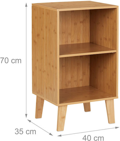 Beige Bookcase 40x35x70cm