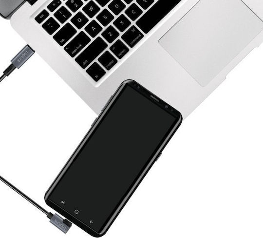 LogiLink USB 2.0 Cable USB-C male - USB-C 100W PD Μαύρο 1m CU0182