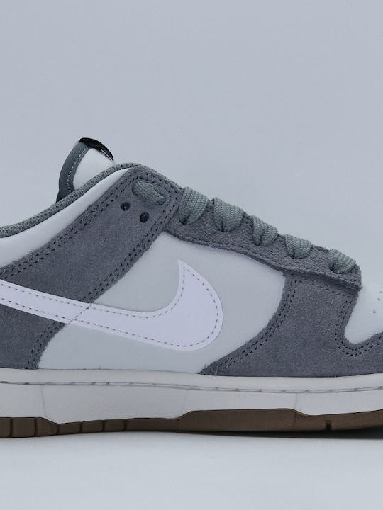 Dunk Low Retro Sneakers Grey Leather