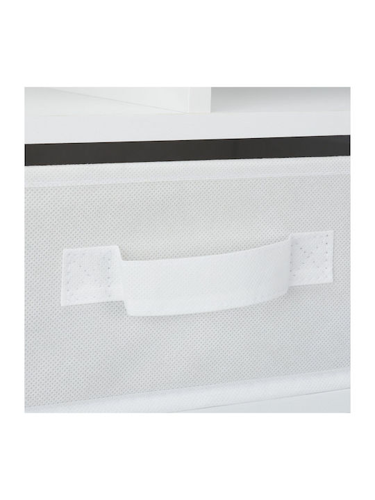 Comodă pentru copii Alb cu 3 sertare 75x80x40buc
