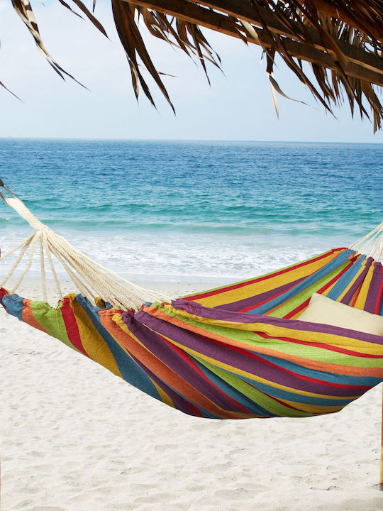 Relaxdays Double Hammock Multicolour 250x150cm