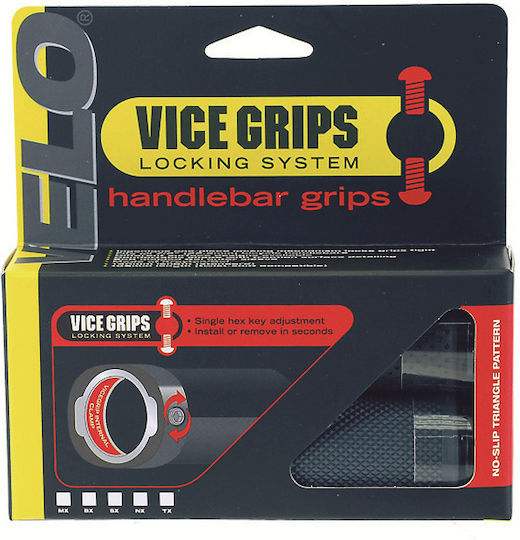 Velo D3 Aluminium Griffe 130mm Grau-Schwarz 410350