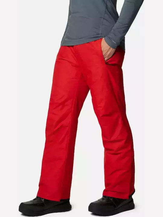 Columbia Bugaboo 2088141-698 Men's Trousers for Ski & Snowboard Red