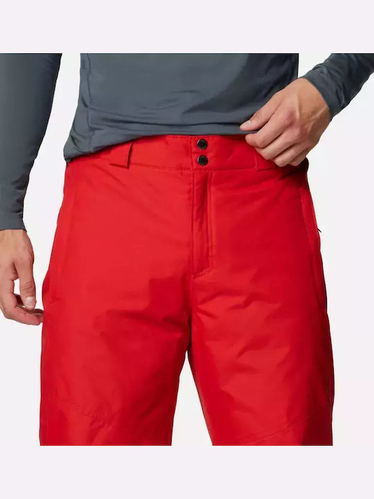 Columbia Bugaboo 2088141-698 Men's Trousers for Ski & Snowboard Red