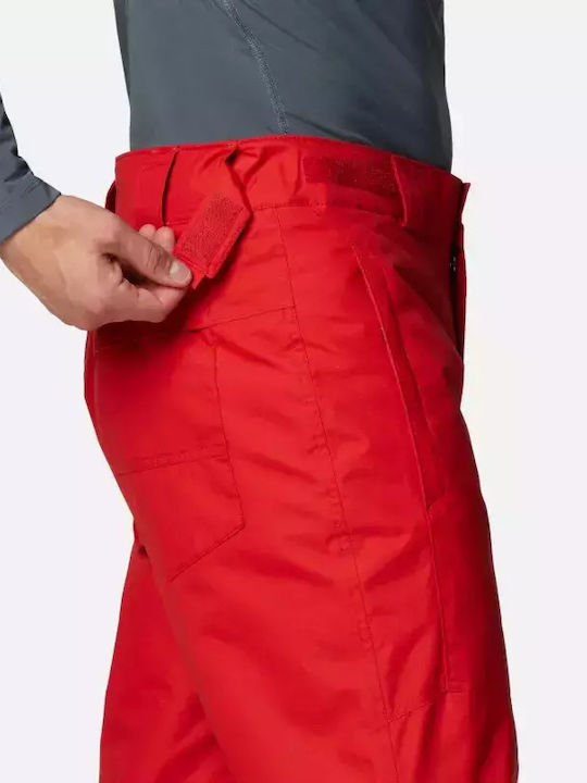 Columbia Bugaboo 2088141-698 Men's Trousers for Ski & Snowboard Red