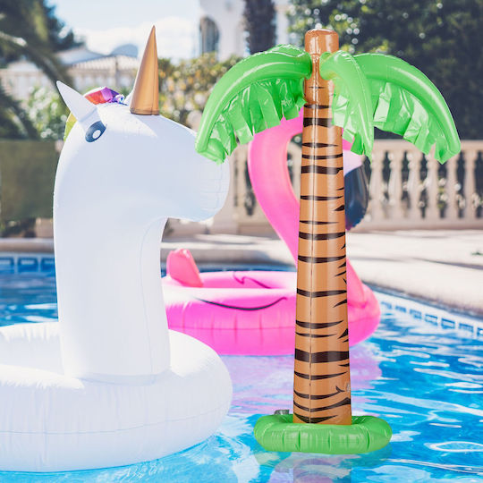 Set 2 Inflatable Palm Trees Relaxdays Decorative Dimensions 80 x 62 Cm