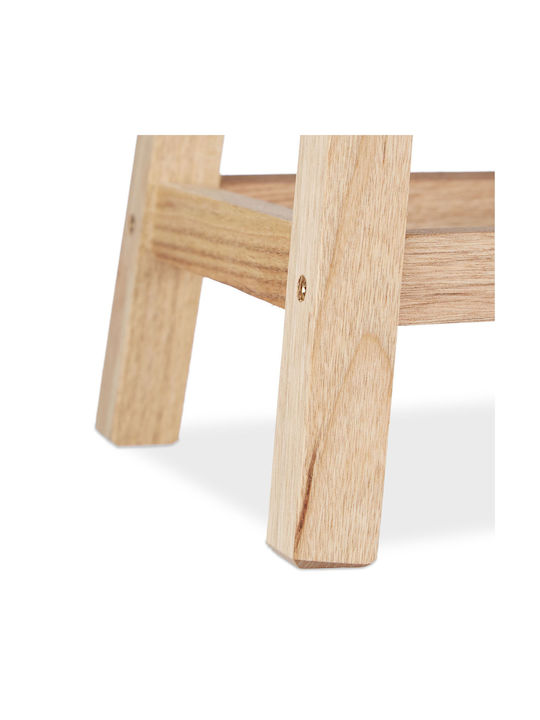 Taburet Din Lemn Pentru Exterior 29.5x22x25.5cm