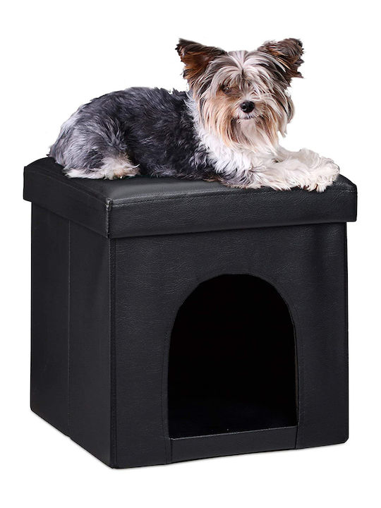 Dog Stool Bedding Black