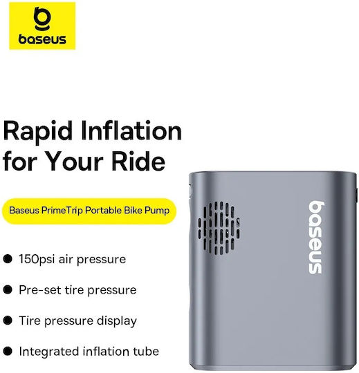 Baseus Va Motorcycle Bicycle Scooter Primetrip Series Air Inflator