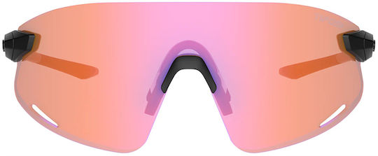 Tifosi Cycling Glasses Vogel XC with Black Frame & Mirror Lenses