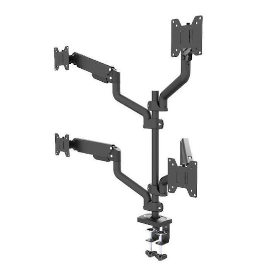 Focus Mount Βάση Γραφείου για 4 Οθόνες έως 32" με Βραχίονα (DLB1044)