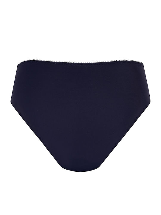 Diva High-waisted Women's Slip Navy Blue