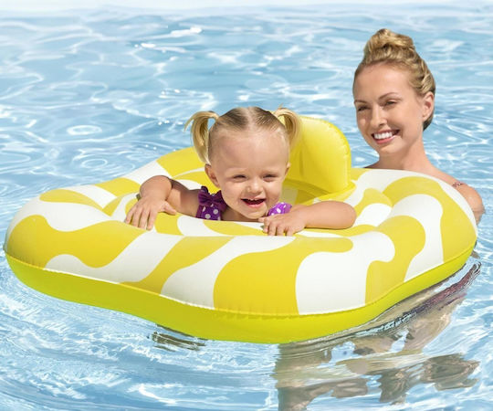 Bestway Kids' Swim Ring with Diameter 76cm. from 1 Years Old Yellow
