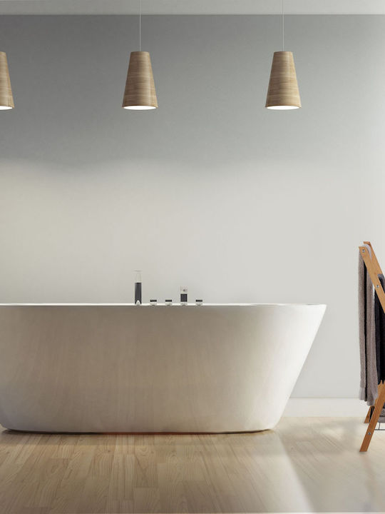 Relaxdays Floor Bathroom Shelf Bamboo 87x37.5x37.5cm Black