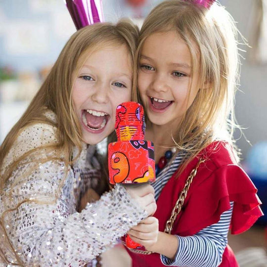 Wireless Karaoke Microphone Siks Ly100 M2 Kids Graffiti Model 100hz Ios Android Tablet Pc Bluetooth Usb