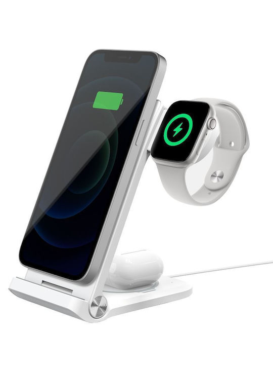 Nillkin Powertrio Φορτιστής για Apple Watch Λευκός