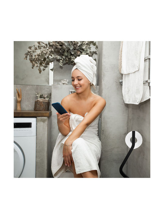 Relaxdays An der Wand montiert Badezimmer-Accessoire-Set Hölzernes Gray