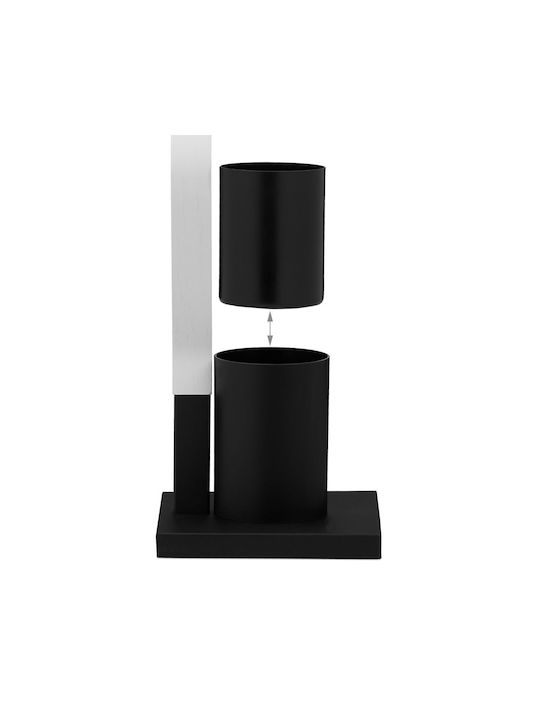 Relaxdays An der Wand montiert Badezimmer-Accessoire-Set Hölzernes Gray