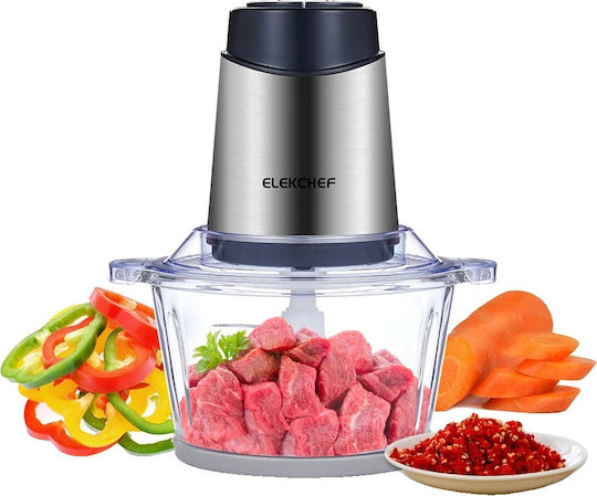 Meat Chopper Πολυκόπτης Multi 500W με Δοχείο 1.8lt Γκρι