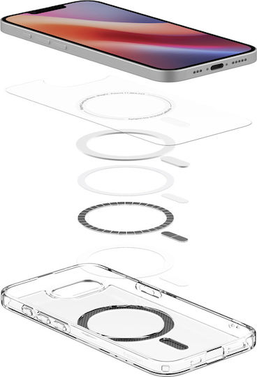 Spigen Ultra Hybrid Mag Back Cover Silicon / Plastic 2mm Transparent (iPhone 17e / 16e)