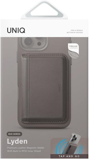 Uniq MagSafe Kartenetui Lyden DS RFID in Gray Farbe