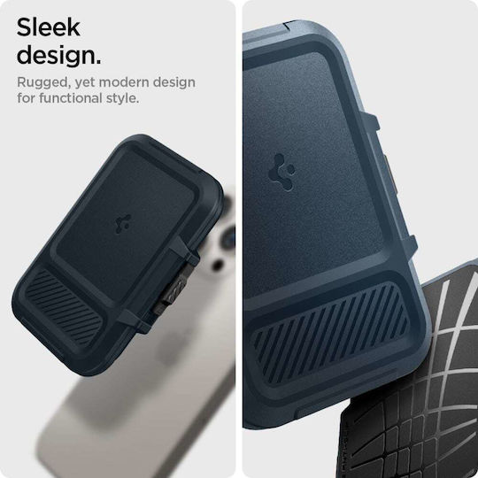Spigen MagSafe Card Case Lock Fit MagSafe Metal Slate
