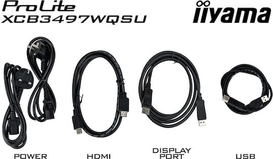 Iiyama ProLite XCB3494WQSU-B1 Ultrawide VA HDR Curved Monitor 34" QHD 3440x1440