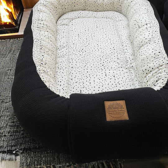 Grandes Suenos Baby Nestkissen Black 80x100cm
