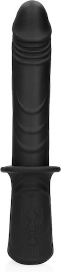 Shots Hand Held Vibrating Mini Ρεαλιστικός Δονητής 10cm Μαύρος