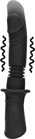 Shots Hand Held Vibrating Realistic Vibrator 13cm Black