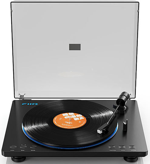 Fiio Tt13 Bt Black Automatic Turntable Bluetooth Belt Drive Preamp Playback Speed 33 1/3 45 Rpm
