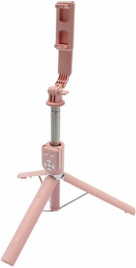 P86-TC Selfie-Stick mit Fernsteuerung Rosa