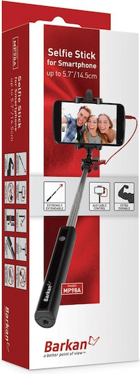 Selfie Stick Smartphone Până la 14.5cm Barkan