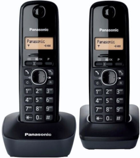 Panasonic KX-TG1612FXH Schnurlostelefon Schwarz